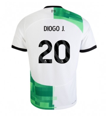 Liverpool Diogo Jota #20 Segunda Equipación 2023-24 Manga Corta